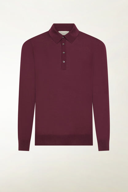 Polo leggero in lana merino