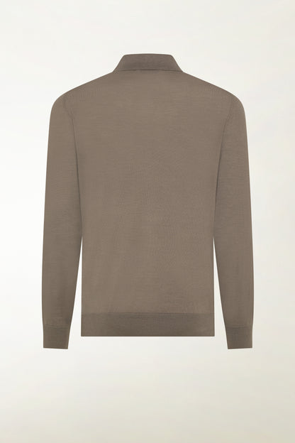 Polo leggero in lana merino