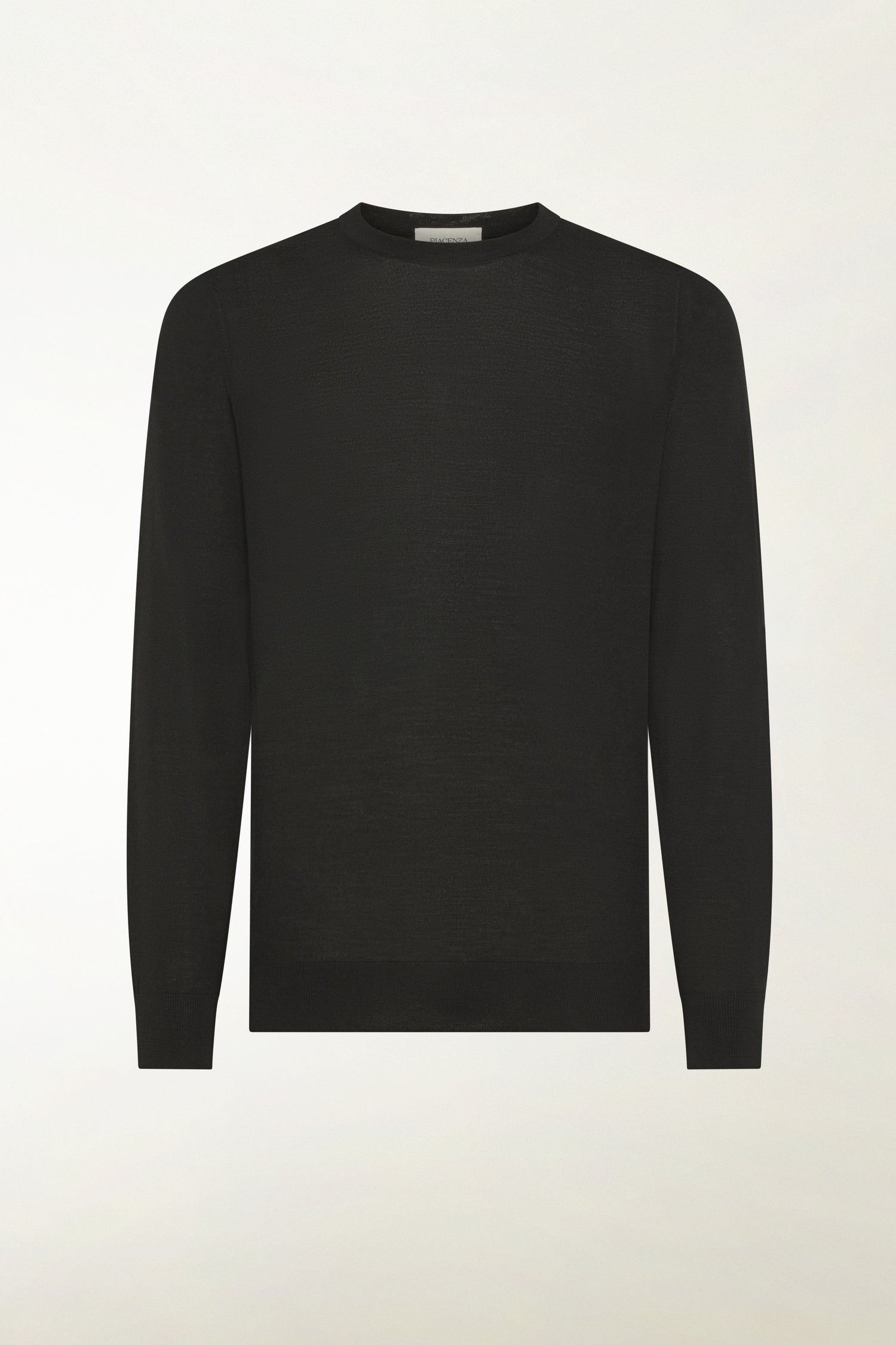 Super fine wool crew neck| PIACENZA 1733