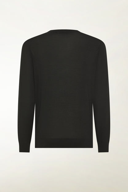 Scollo a V leggero in lana merino