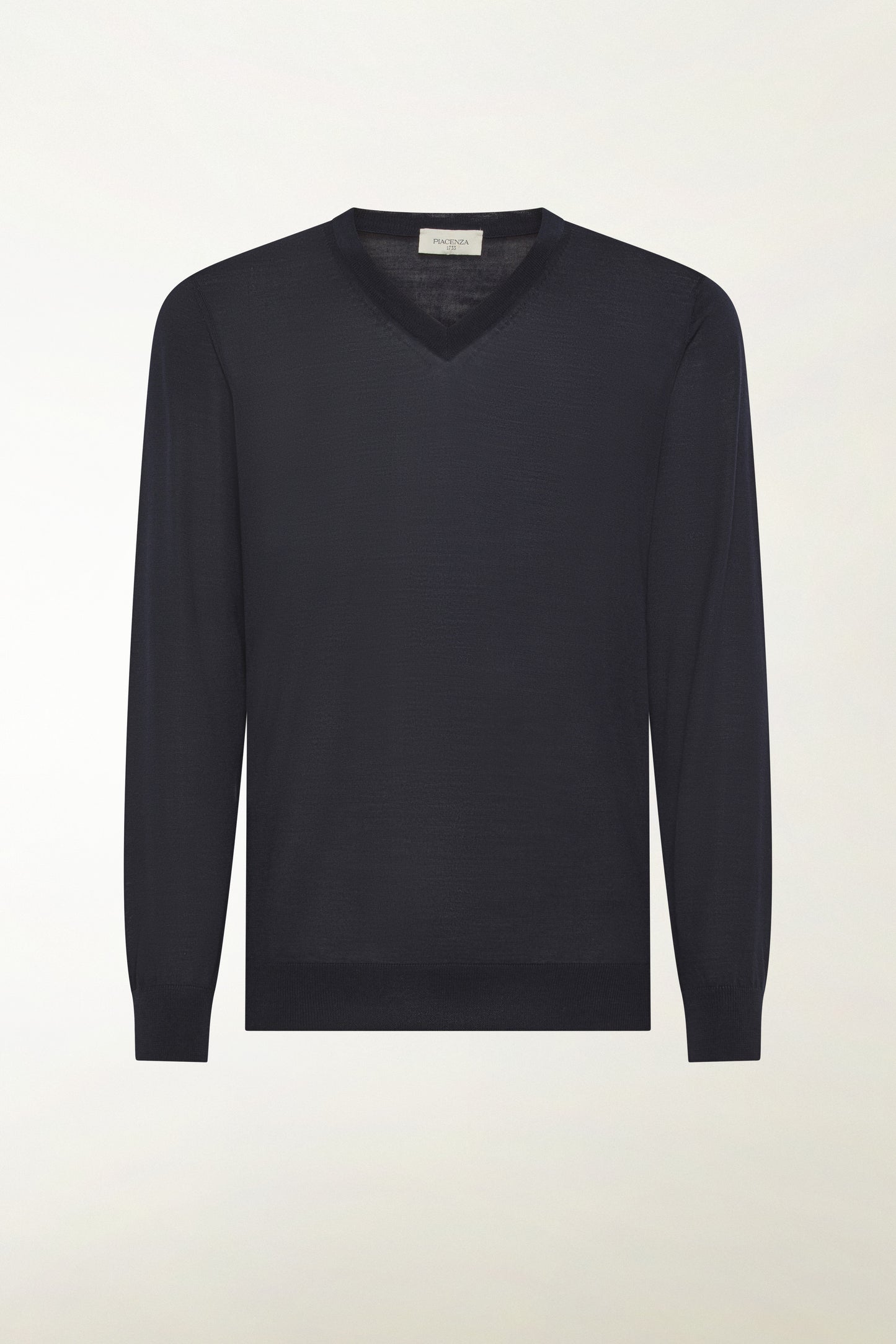 Scollo a V leggero in lana merino