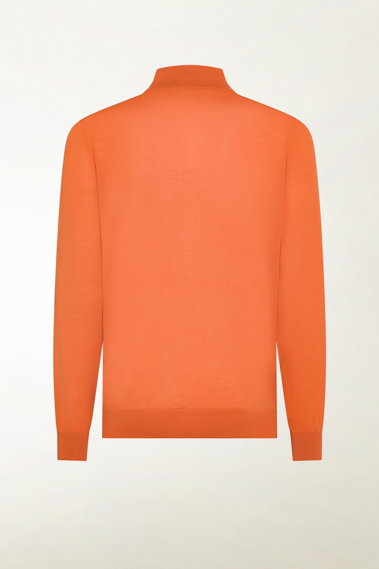 Lupetto Zip leggero in lana merino