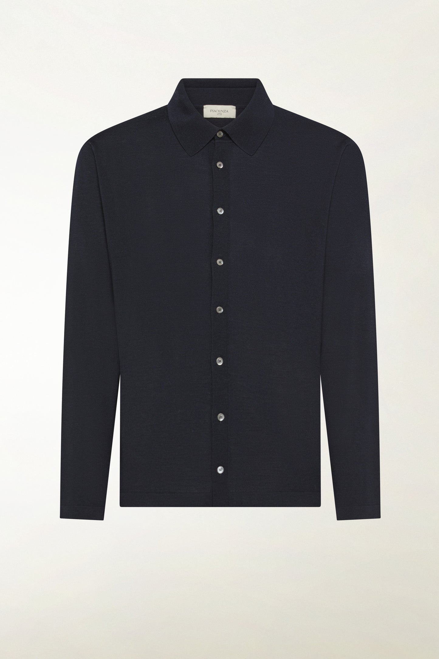 Camicia leggera in lana merino