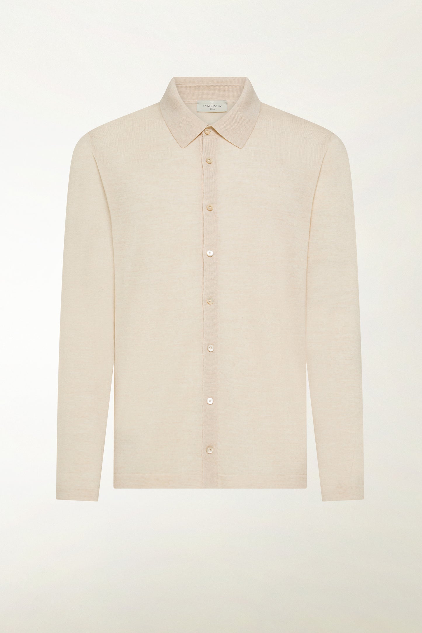 Camicia leggera in lana merino