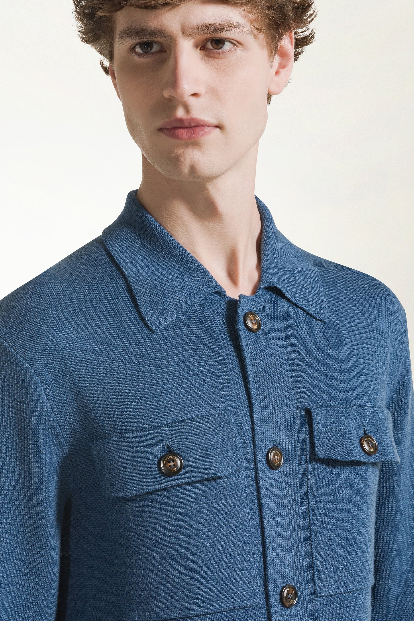 Blue wool jacket