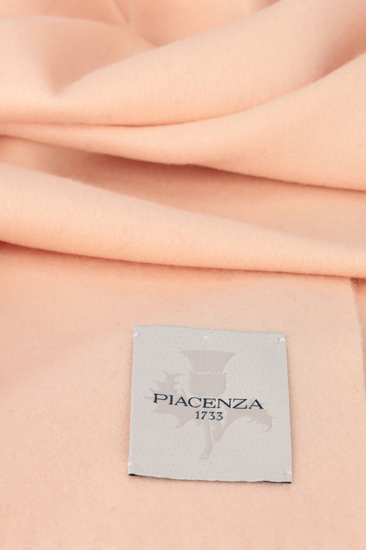 Peach Cashmere Scarf - Embroidery | PIACENZA 1733