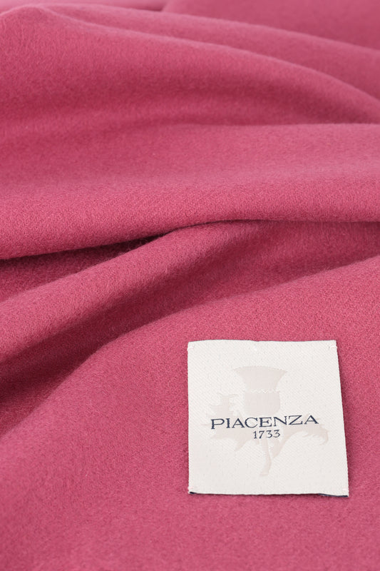 Fuchsia Cashmere Scarf - Embroidery | PIACENZA 1733