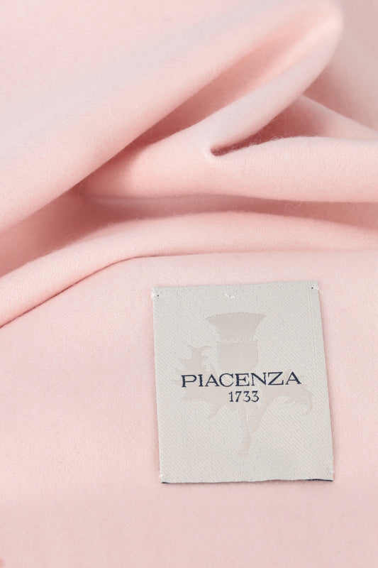Pink Cashmere Scarf - Embroidery | PIACENZA 1733