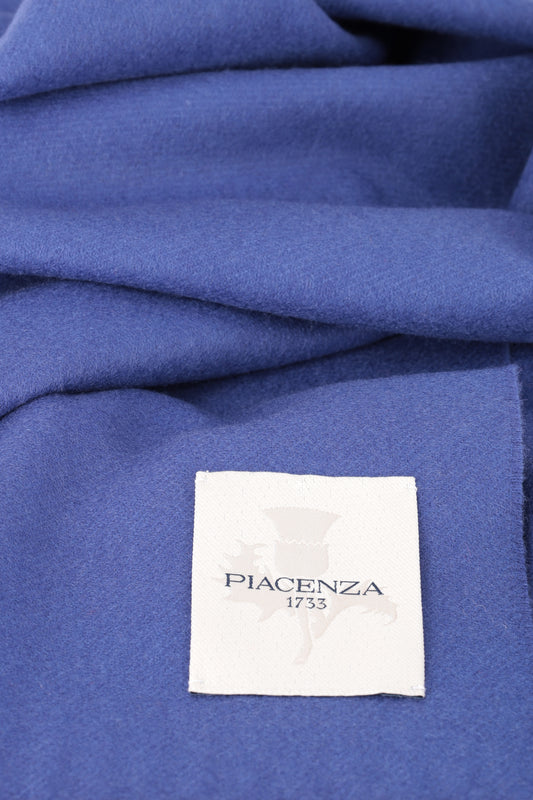 Blue Cashmere Scarf - Embroidery | PIACENZA 1733