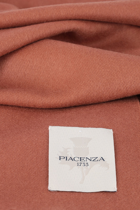 Brick Cashmere Scarf - Embroidery | PIACENZA 1733