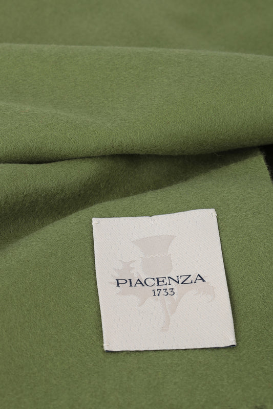 Green Cashmere Scarf - Embroidery | PIACENZA 1733