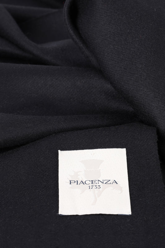 Black Cashmere Scarf - Embroidery | PIACENZA 1733