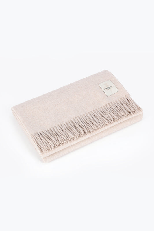 NATURAL MELANGE AETERNUM PLAID - Cashmere | PIACENZA 1733