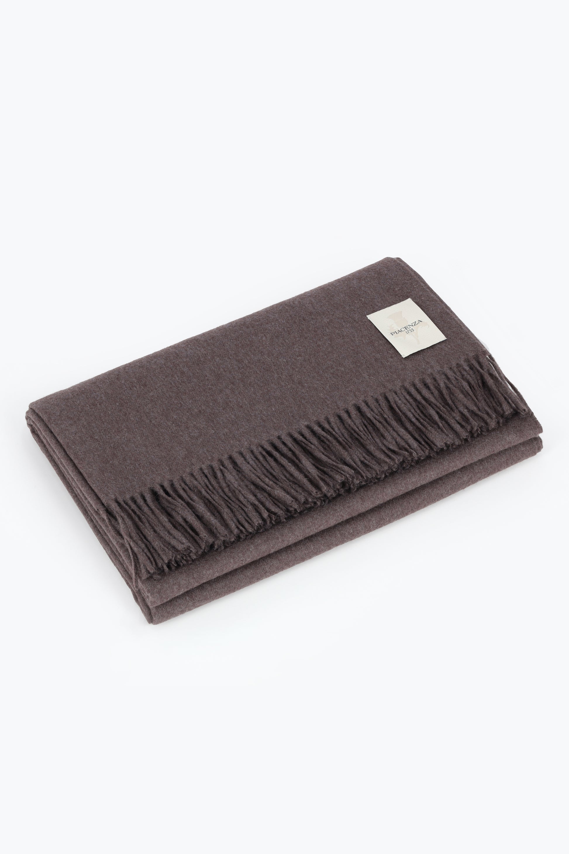 PLAID AETERNUM MARRONE MELANGE | PIACENZA 1733