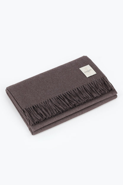 PLAID AETERNUM MARRONE MELANGE | PIACENZA 1733