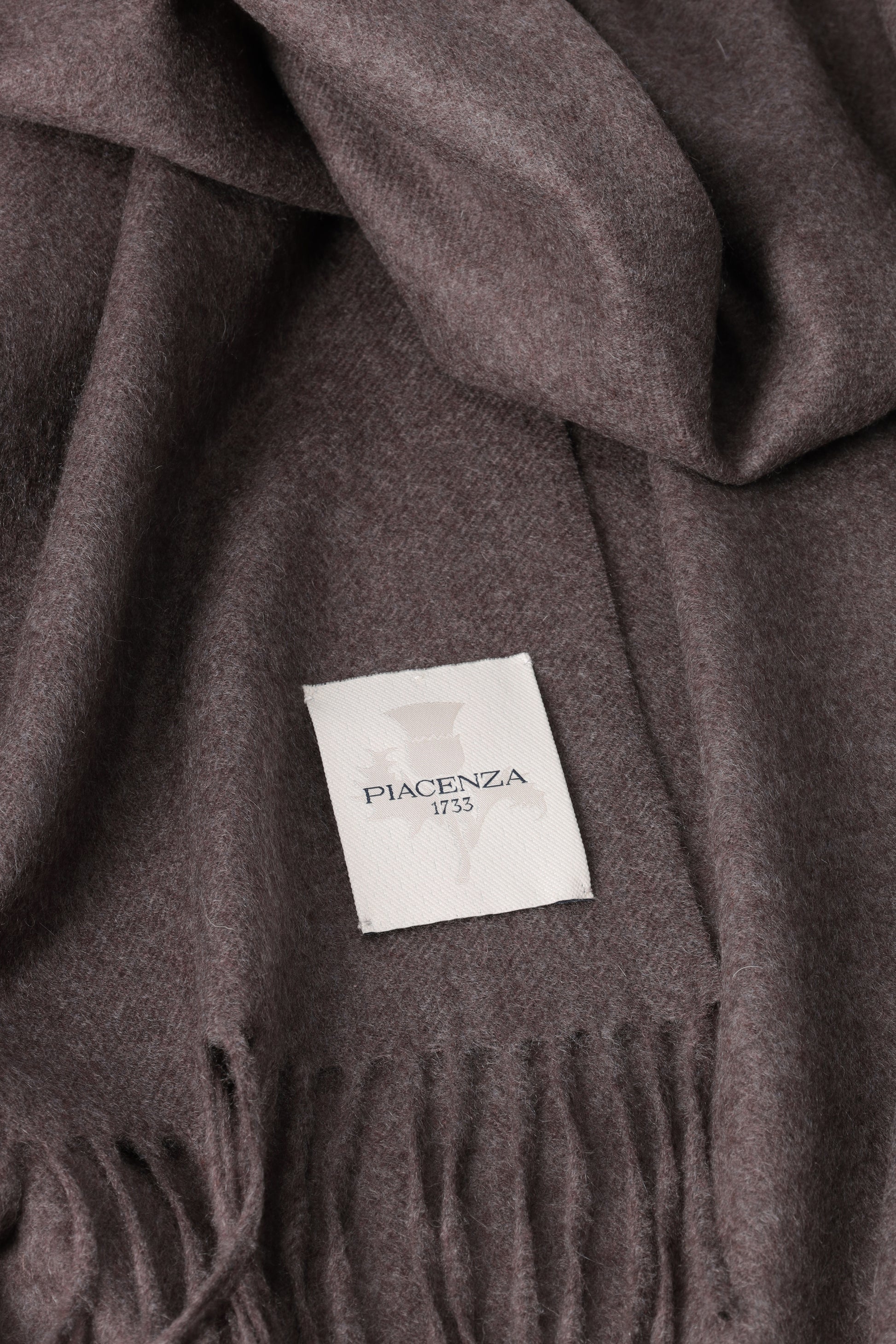 PLAID AETERNUM MARRONE MELANGE | PIACENZA 1733