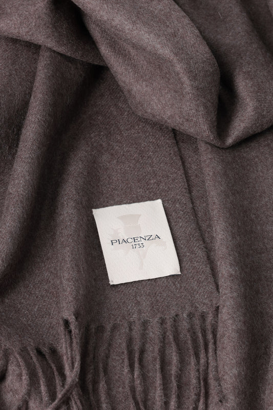 MELANGE BROWN AETERNUM PLAID - Cashmere | PIACENZA 1733