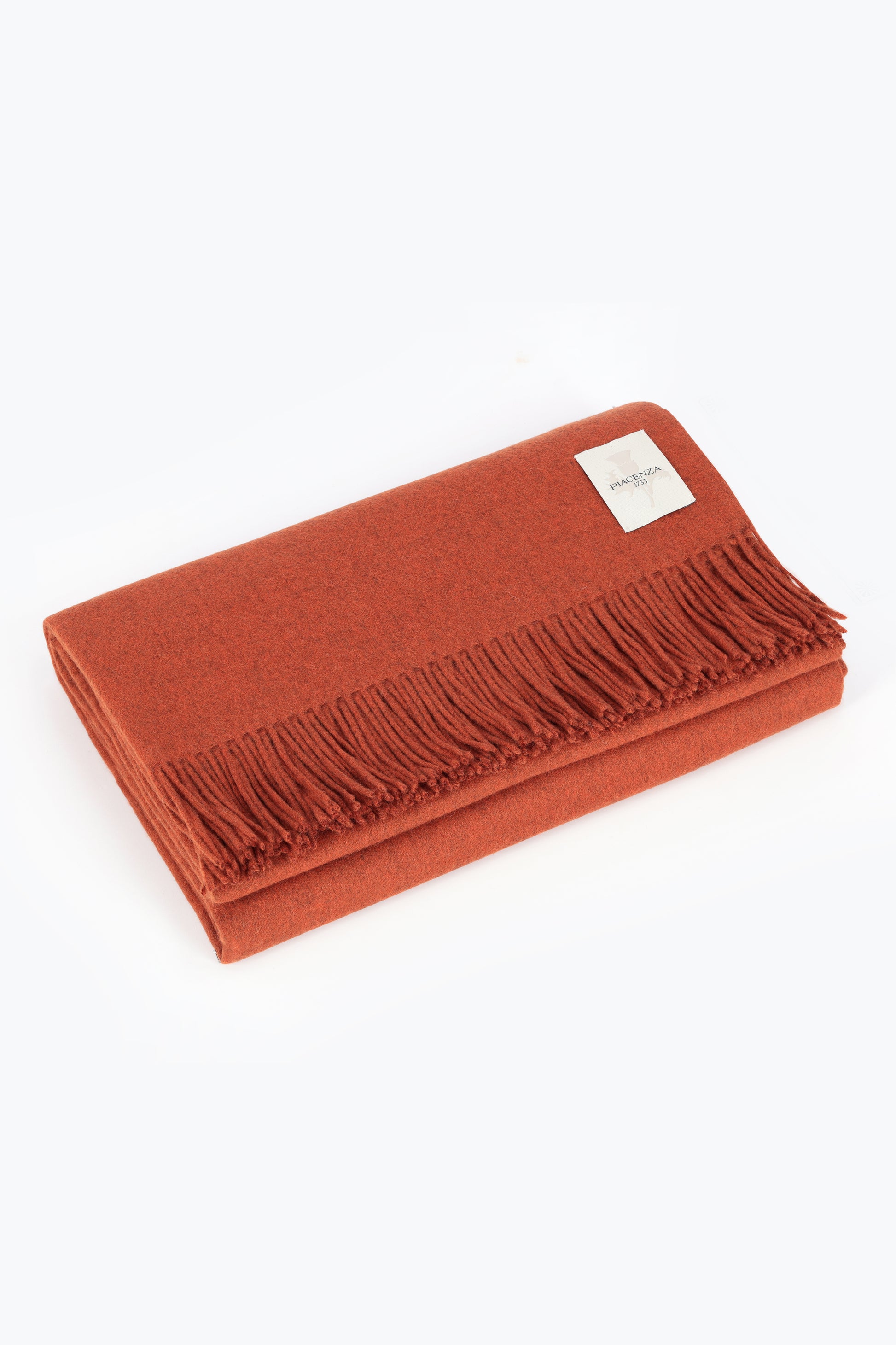 PLAID AETERNUM ARANCIONE MELANGE | PIACENZA 1733