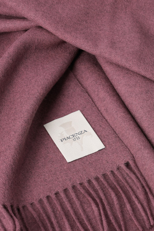 AETERNUM DARK PINK MELANGE PLAID - Cashmere | PIACENZA 1733