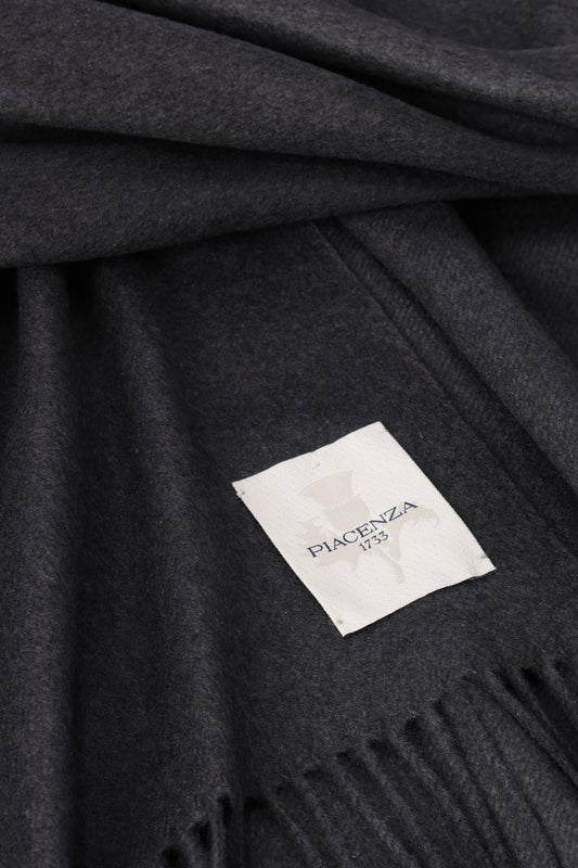 Sciarpa in seta e cashmere Antracite - Sciarpe e Stole in Seta e Cashmere | PIACENZA 1733