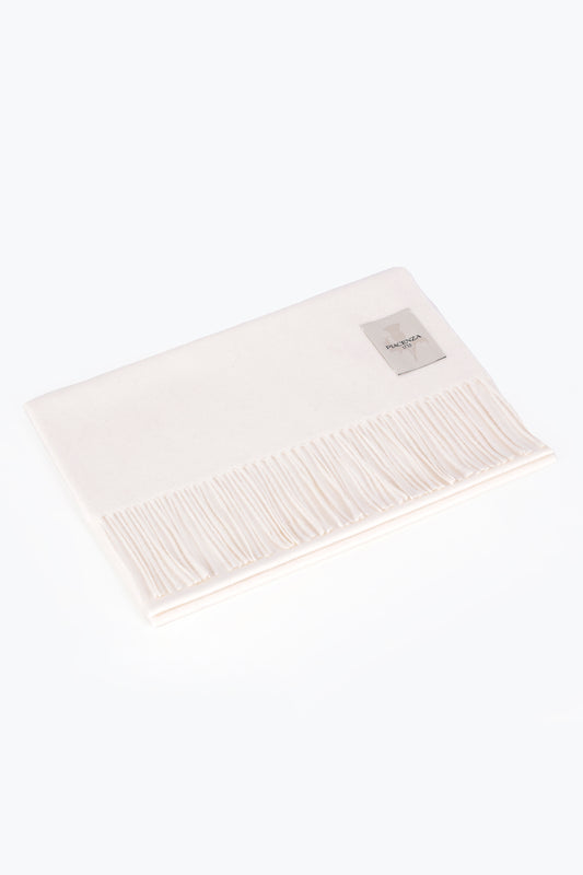 Sciarpa in seta e cashmere Bianco - Sciarpe e Stole in Seta e Cashmere | PIACENZA 1733