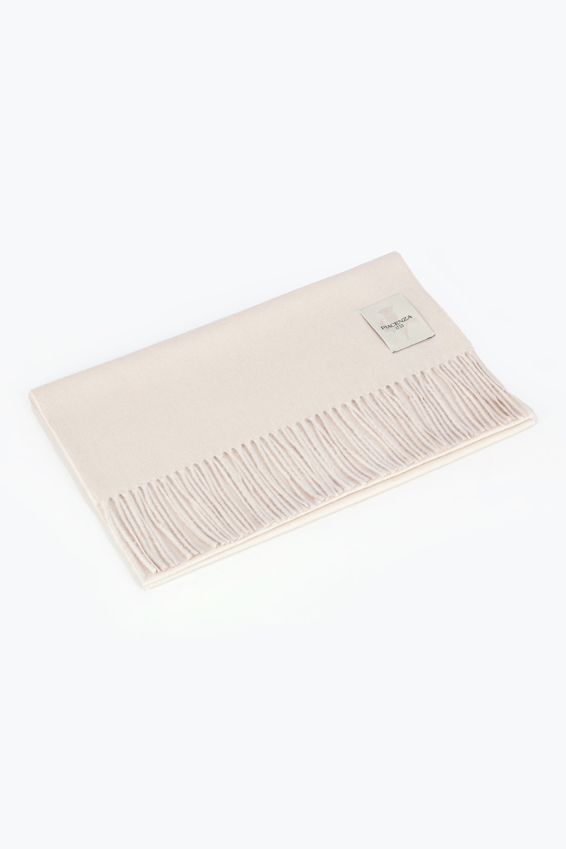 Dusty Grey Silk and Cashmere Scarf | PIACENZA 1733