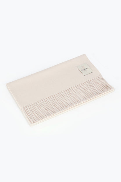 Dusty Grey Silk and Cashmere Scarf | PIACENZA 1733