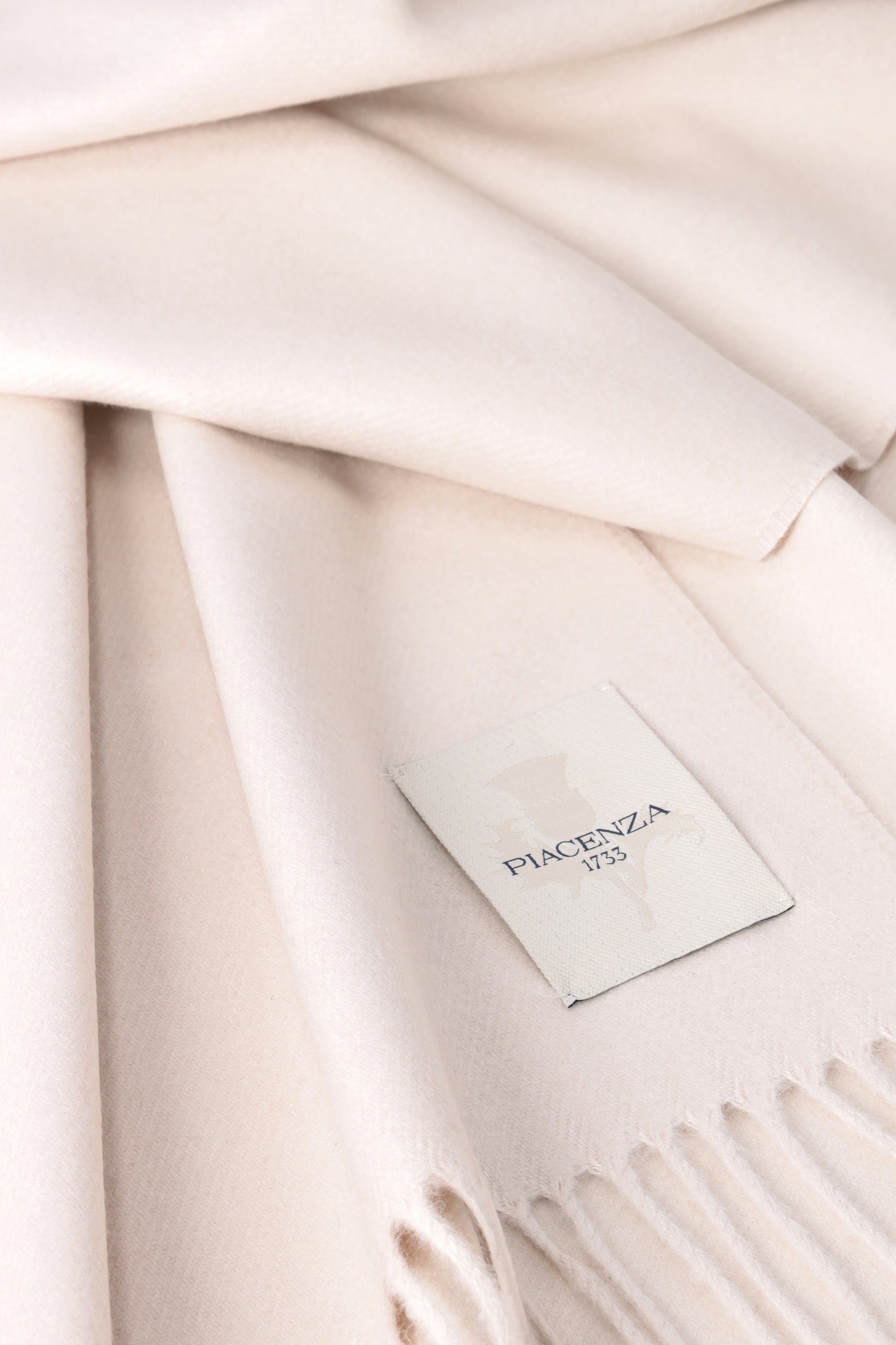 Dusty Grey Silk and Cashmere Scarf | PIACENZA 1733
