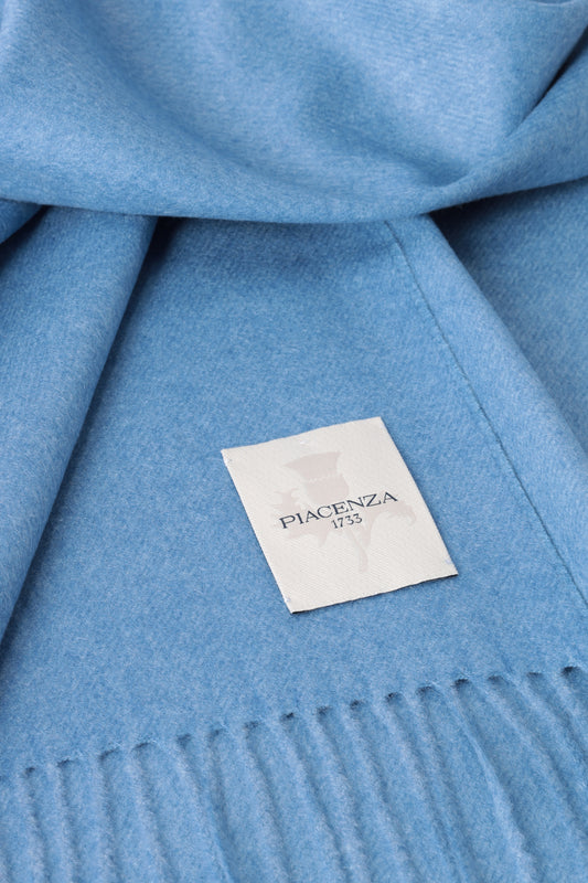 Sciarpa in seta e cashmere Azzurro - Sciarpe e Stole in Seta e Cashmere | PIACENZA 1733