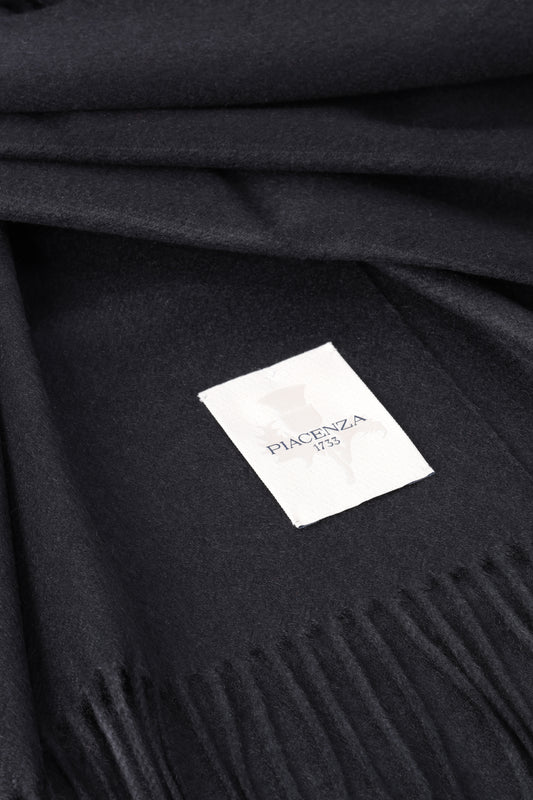 Sciarpa in seta e cashmere Nero - Sciarpe e Stole in Seta e Cashmere | PIACENZA 1733