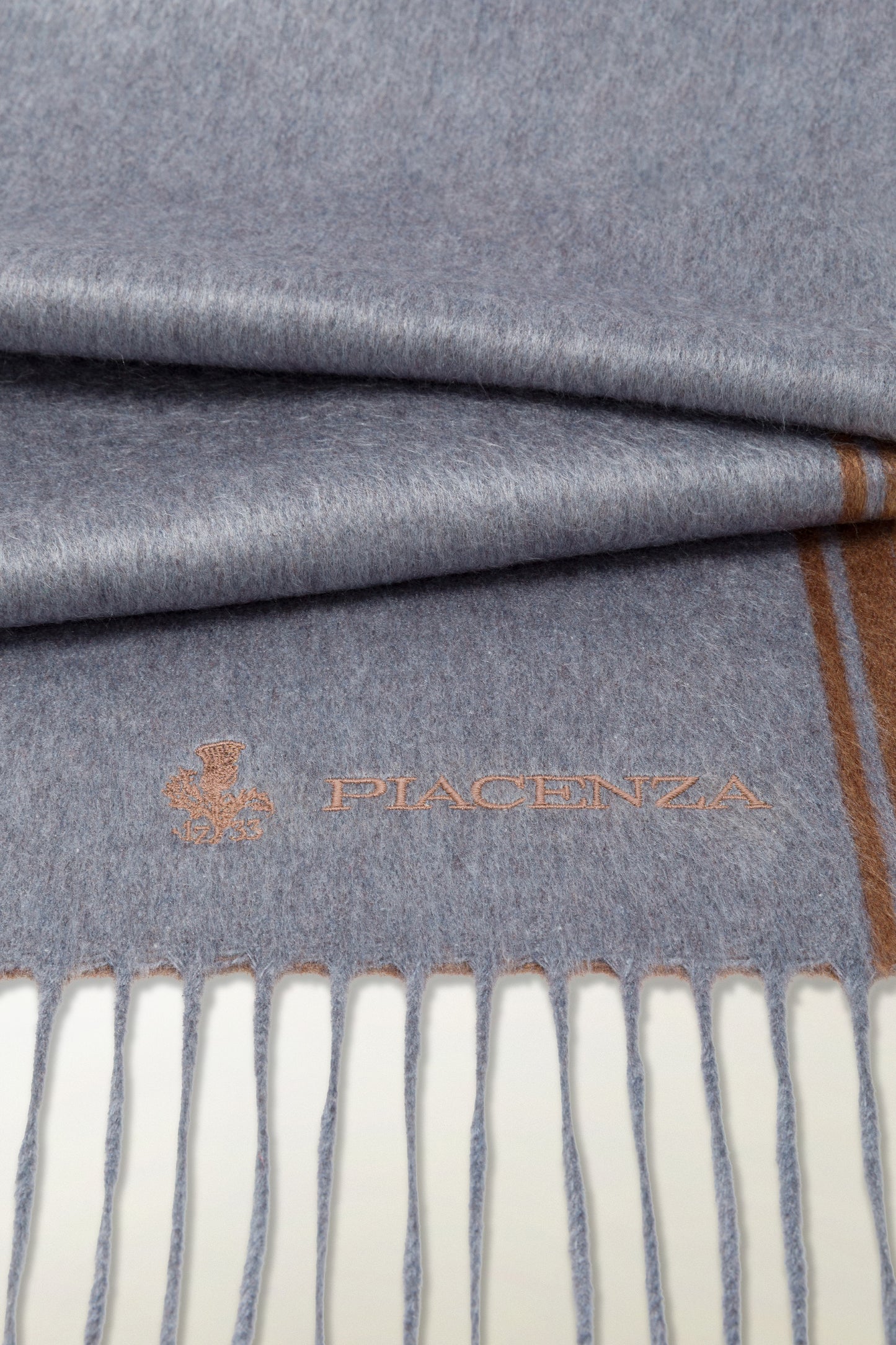 Sciarpa double Seta e Cashmere con ricamo