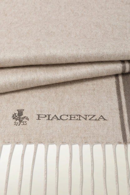 Sciarpa double Seta e Cashmere con ricamo