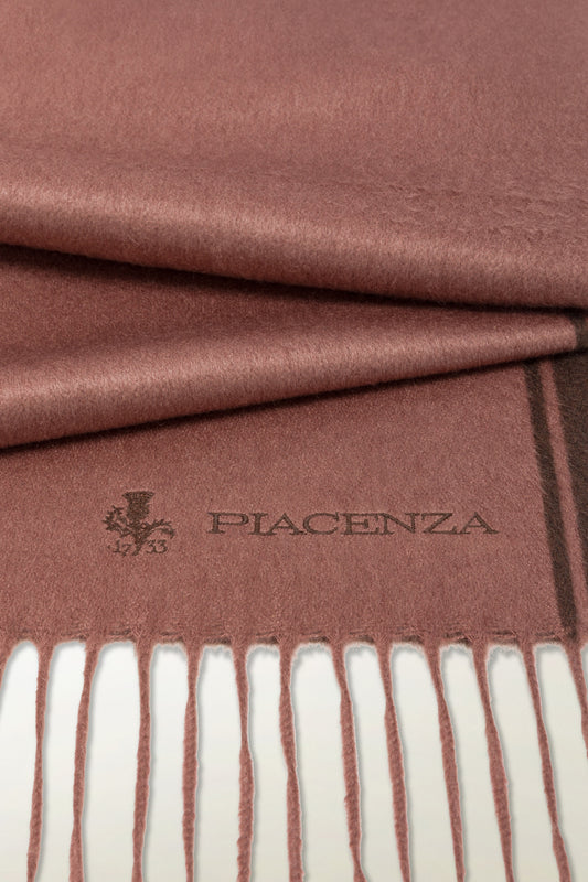 Sciarpa double Seta e Cashmere con ricamo - Sciarpe e Stole in Seta e Cashmere | PIACENZA 1733