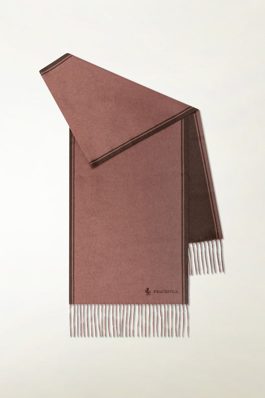 Sciarpa double Seta e Cashmere con ricamo - Sciarpe e Stole in Seta e Cashmere | PIACENZA 1733