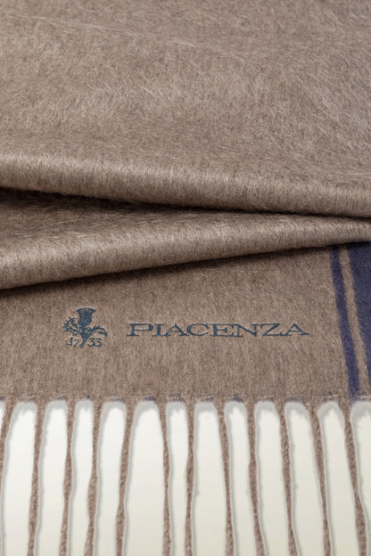 Sciarpa double Seta e Cashmere con ricamo