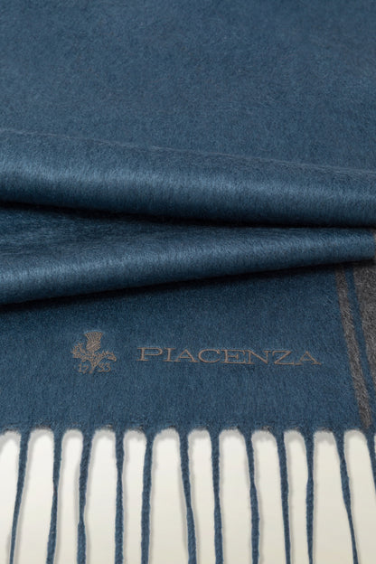 Sciarpa double Seta e Cashmere con ricamo