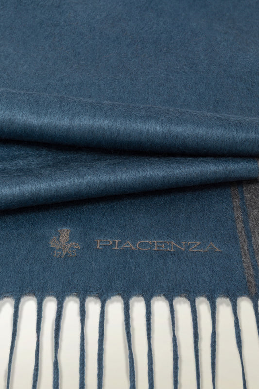 Sciarpa double Seta e Cashmere con ricamo - Sciarpe e Stole in Seta e Cashmere | PIACENZA 1733