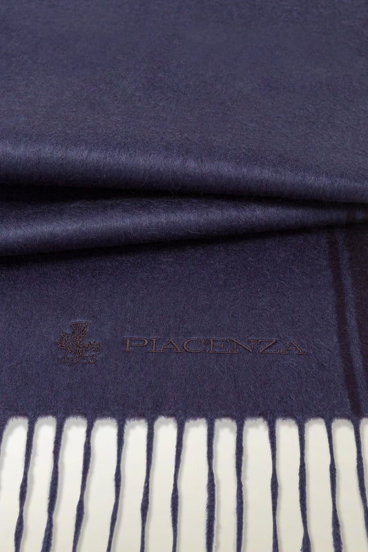 Sciarpa double Seta e Cashmere con ricamo - Sciarpe e Stole in Seta e Cashmere | PIACENZA 1733