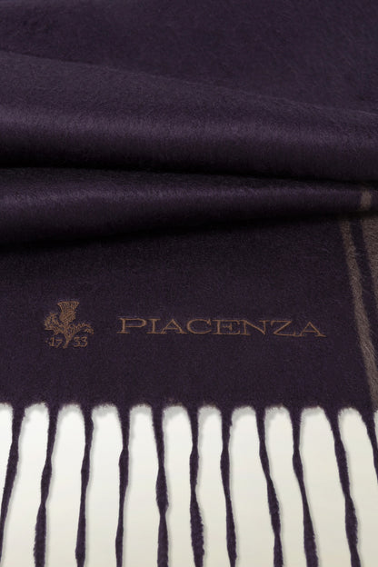Sciarpa double Seta e Cashmere con ricamo