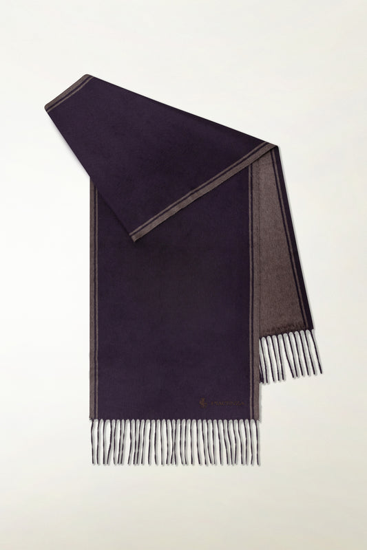 Sciarpa double Seta e Cashmere con ricamo - Sciarpe e Stole in Seta e Cashmere | PIACENZA 1733