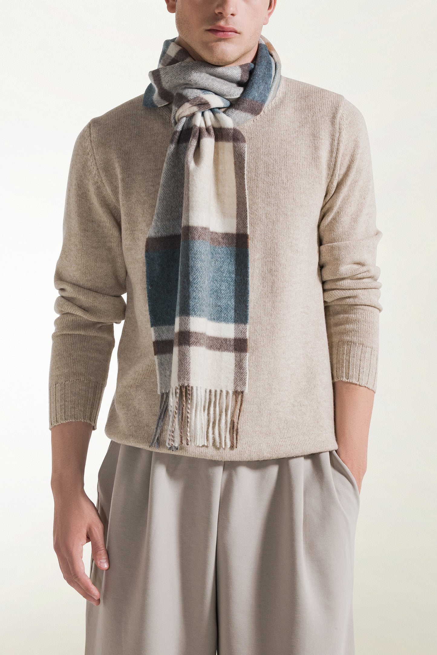 Tartan Cashmere Scarf