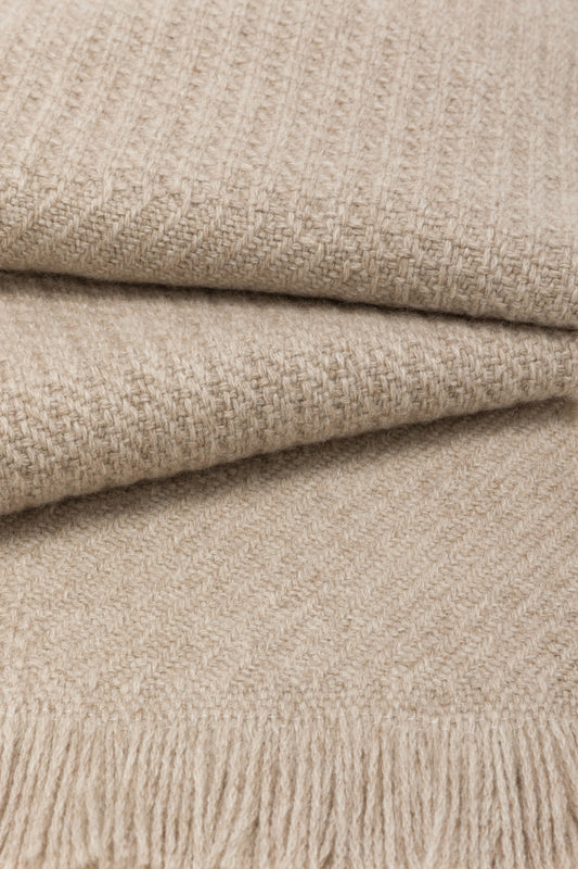 Sciarpa intrecciata Cashmere e Qiviuk - Sciarpe e Stole Uomo | PIACENZA 1733