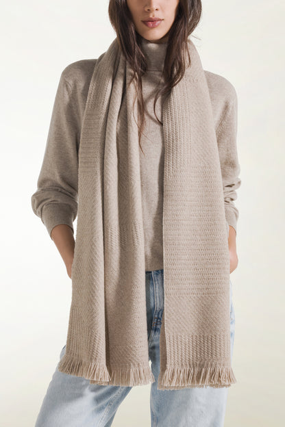 Sciapa intrecciata Cashmere e Qiviuk