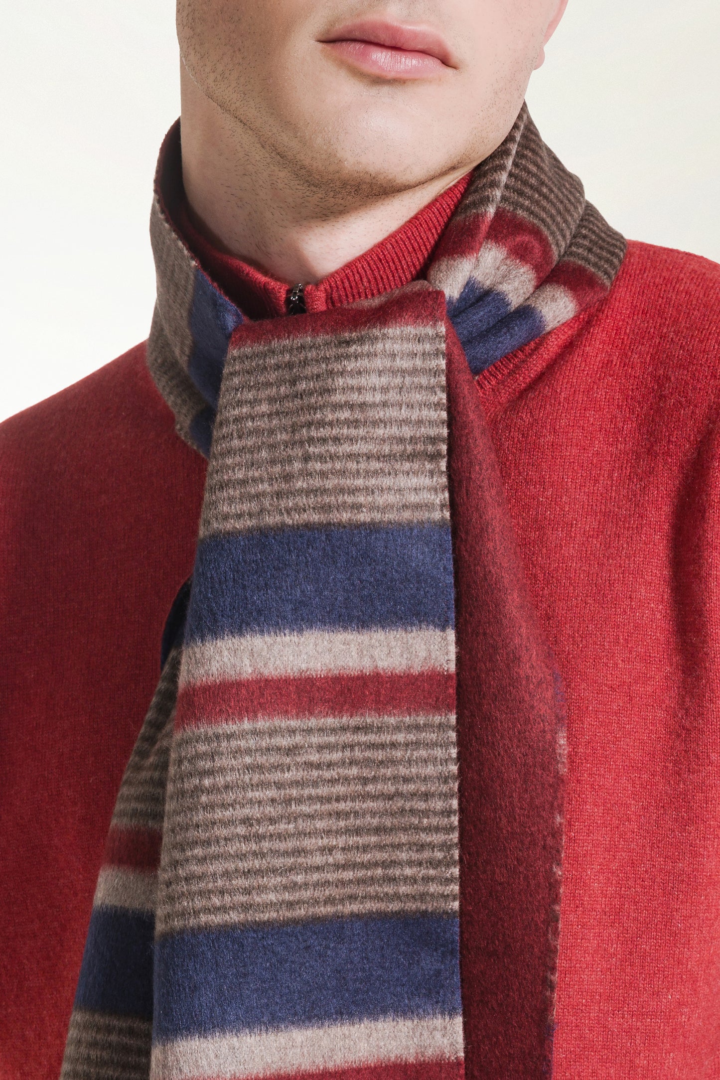 Sciarpa double Seta e Cashmere