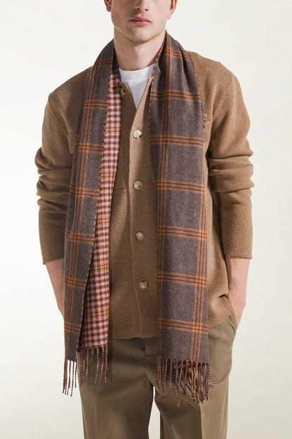 Sciarpa double Seta e Cashmere