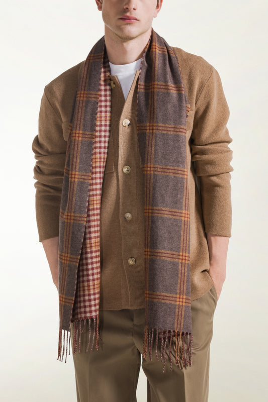Sciarpa double Seta e Cashmere