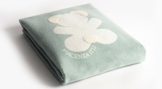 Coperta culla verde