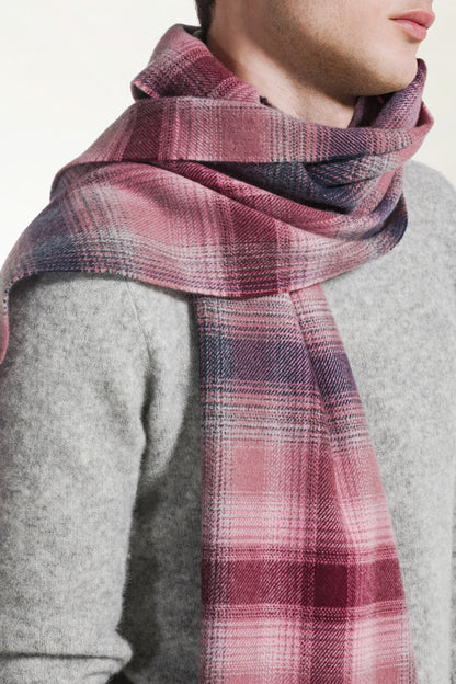 Cashmere tartan scarf