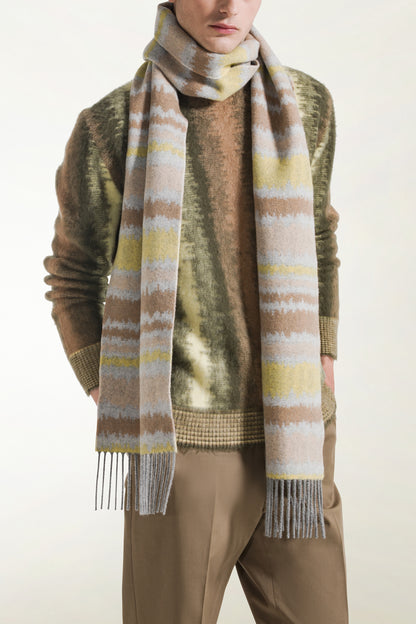 Ikat Cashmere Scarf