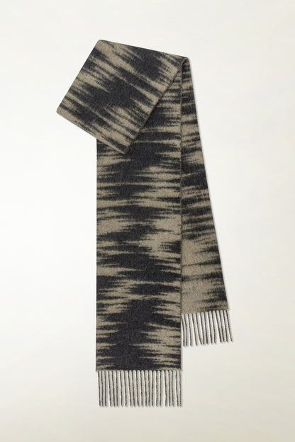 Sciarpa ikat Alpaca e Lana